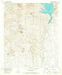 Baldy Mountain, Arizona 1964 (7.5'×7.5' Topographic Quadrangle) 1