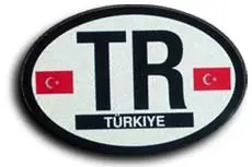 Flagline Turkey - Oval Decal 1