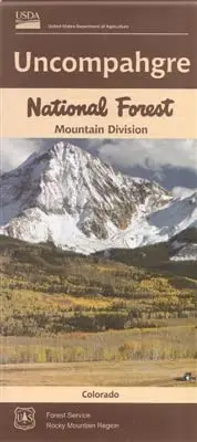 Map: Uncompahgre National Forest Mountain Division [Paperback] Forest Service 1