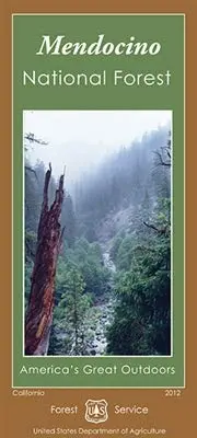 Mendocino National Forest, California [Map] National Forest Service 1