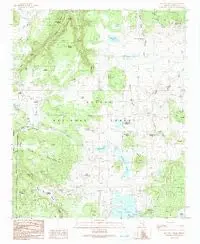 Big Lake North, Arizona 1991 (7.5'×7.5' Topographic Quadrangle) 1