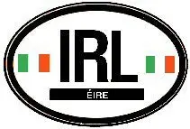 Ireland Oval Decal 1