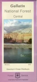 Gallatin National Forest, Central Area Topographic Map [Hardcover] Geometronics Service Center 1
