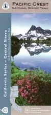 Pacific Crest Trail Central Sierra Hiking Map [Map] U.S. Forest Service 1