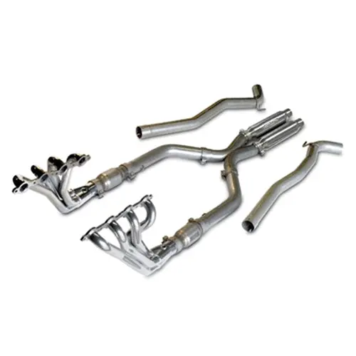 2010-2015 Camaro Long Tube Headers With High Flow Cats, Install Kit And Powerflo-X Crossover Pipe 1