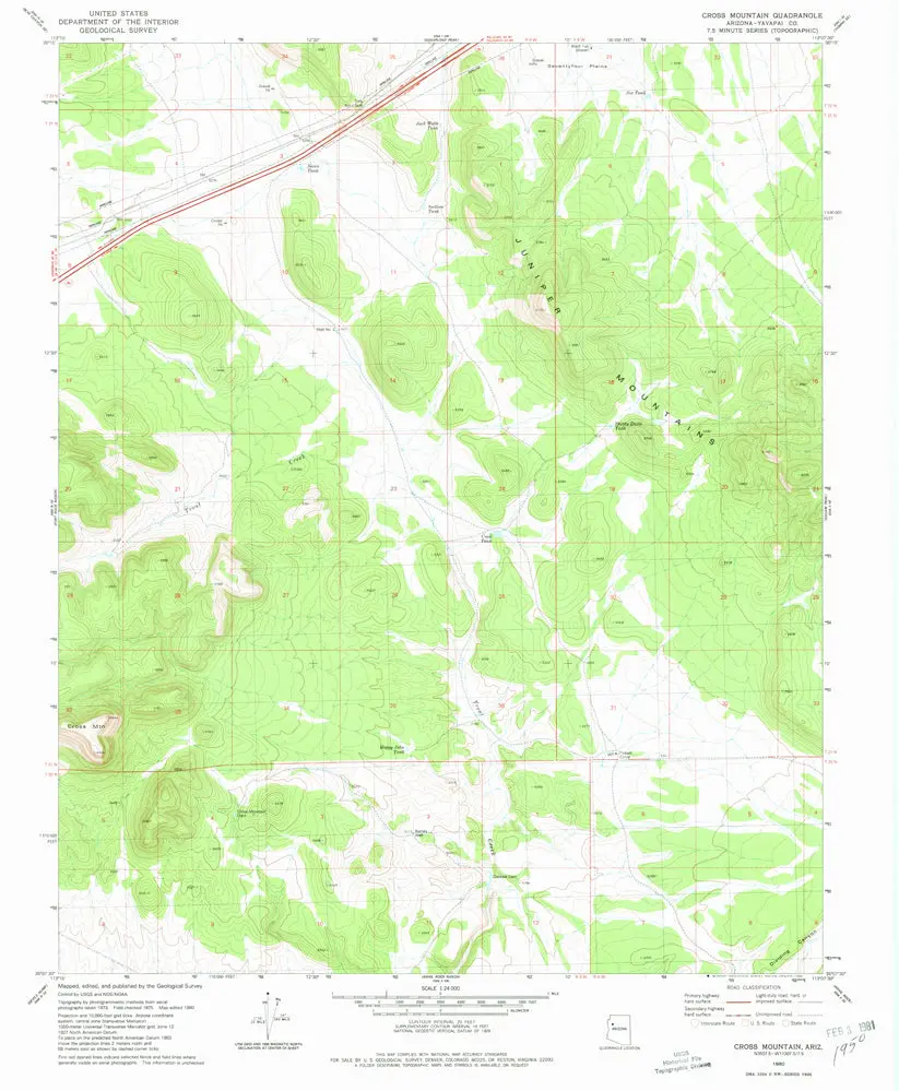 Cross Mountain 7.5' 1980 [Map] United States Geological Survey 1