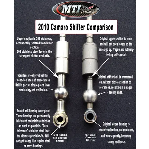 2010-2013 Camaro Mti Racing Short Throw 6 Speed Shifter 1