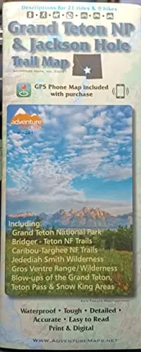 Grand Teton National Park And Jackson Hole Trail Map [Map] Staff 1