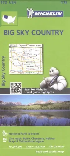 Michelin Usa Big Sky Country Map 172 (Michelin Zoom Usa Maps) [Map] Michelin 1