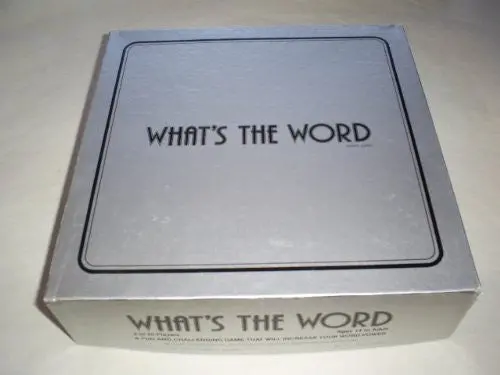 What's The Word: A Fun And Challenging Game That Will Increase Your Word Power 1