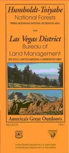 Spring Mountains/Red Rock Canyon/Las Vegas District Map (Humboldt-Toiyabe National Forests And Blm Las Vegas District) [Map] Bureau Of Land Management And National Forest Service 1