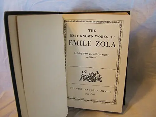 Best Known Works Of Emile Zola Including Nana, The Miller's Daughter And Nantas [Hardcover] Zola, Emile 1