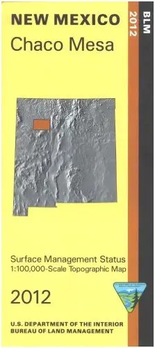 Map: Chaco Mesa - Surface Management [Paperback] Blm 1