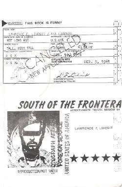South Of The Frontera; An Affectionate Travel Memoir [Paperback] Lawrence F. Lihosit 1