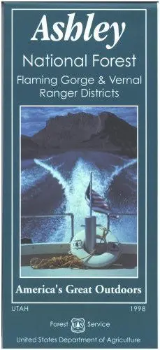 Map: Ashley Nf: Flaming Gorge & Vernal Rd [Paperback] Forest Service 1