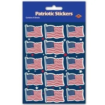 Beistle U S Flag Stickers 1
