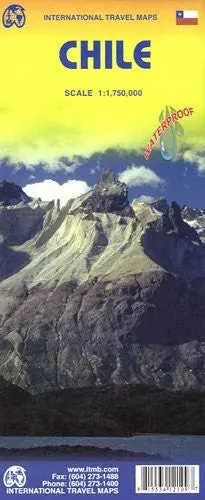 Chile Travel Reference Map 1: 1,750,000-2012*** (International Travel Maps) (English And Spanish Edition) Itmb Canada 1