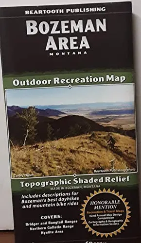 Bozeman Area Topographic Outdoor Recreation Map [Map] Staff 1