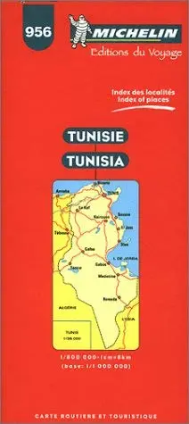 Michelin Tunisia Map No. 956 (Michelin Maps & Atlases) Michelin Travel Publications 1