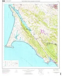 Point Reyes National Seashore And Vicinity, California (Paper, Non-Laminated) [Map] United States Geological Survey 1