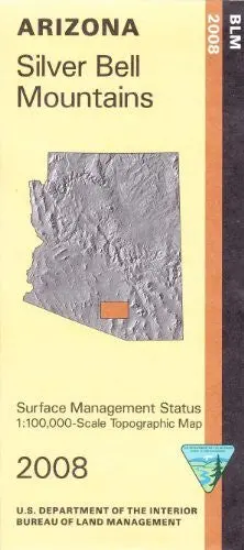 Arizona: Silver Bell Mountains : 1:100,000-Scale Topographic Map : 30 X 60 Minute Series (Topographic) (Surface Management Status) United States 1