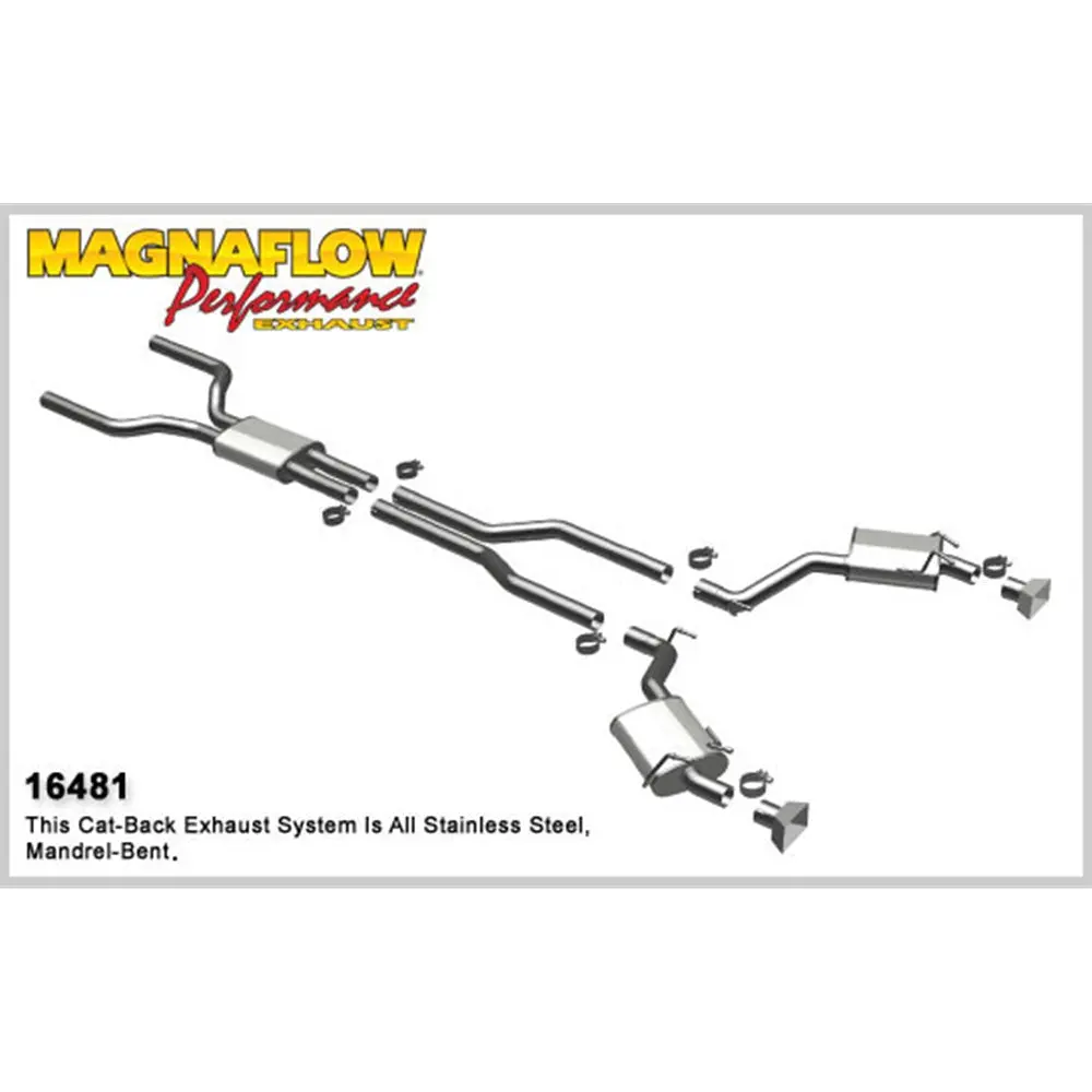 2010-2014 Camaro Exhaust System Magnaflow Street Series : V8 1