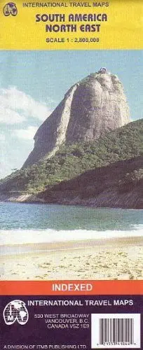 South America, Ne Third International Travel Maps 1