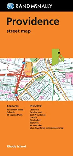 Folded Map: Providence Street Map [Map] Rand Mcnally 1