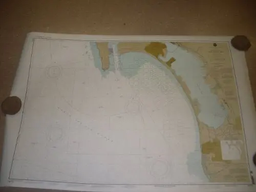 New - Nos Official Navigational Chart Of Approaches To San Diego [Unknown Binding] U.S. Dept Of Commerce 1