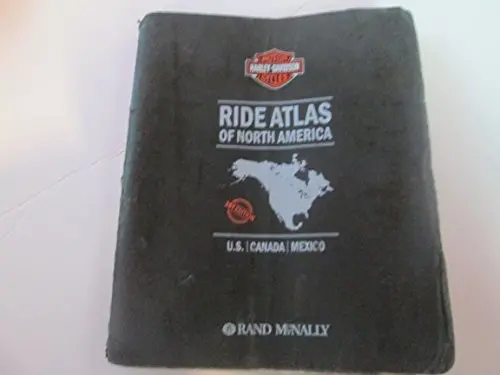Ride Atlas Of North America Harley-Davidson [Unknown Binding] Unknown Author 1