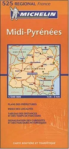 France: Midi-Pyrenees (Michelin Regional, No. 525) (French Edition) Michelin Travel Publications 1