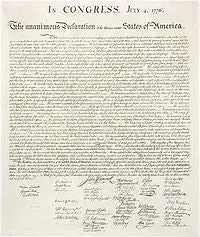 Declaration Of Independence: Handwritten Edition -- Matte Ready-To-Hang 1