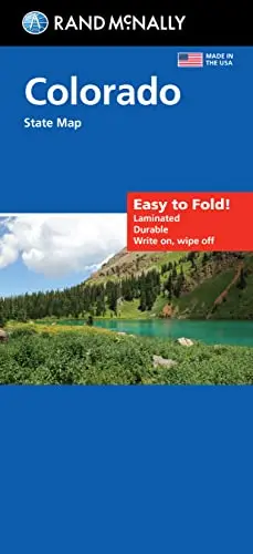 Easy To Fold! Colorado State Map (Laminated) 1
