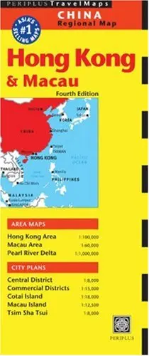 Hong Kong & Macau Travel Map Fourth Edition Periplus Editors 1