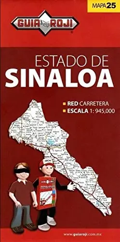 Estado De Sinaloa Red Carretera | Escala 1:945,000 1