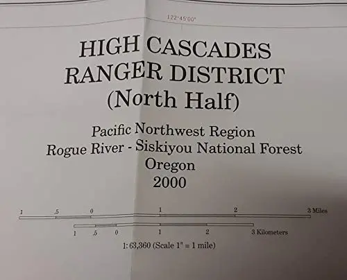 High Cascades Ranger District - Horth Half [Map] Pacific Northwest Region 1