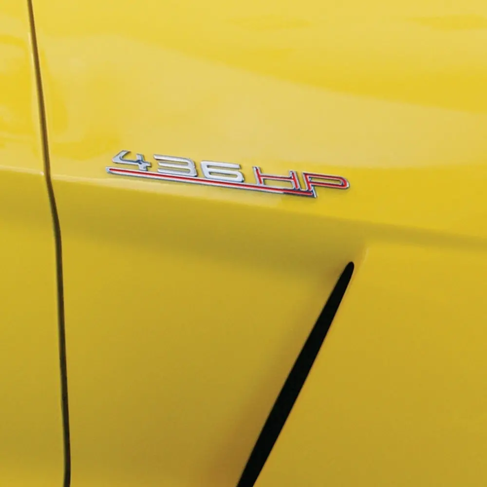 Camaro Custom Hp Billet Chrome Badge 1
