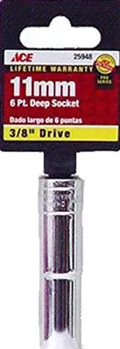 Ace 3/8 Drive Metric Deep Well Socket (25948) 1