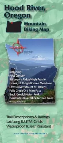 Hood River Oregon Mountain Bike Map By Adventure Maps (2011-05-04) [Map] 1
