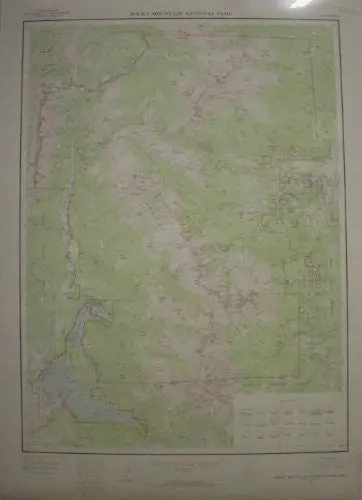Rocky Mountain National Park, Colorado (Tco1649) [Map] United States Department Of The Interior Geological Survey 1