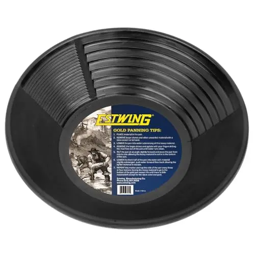 Estwing #16-16 28 Oz (784G) 16-Inch (406 Mm) Steel Gold Pan With Lanyard Hole 1