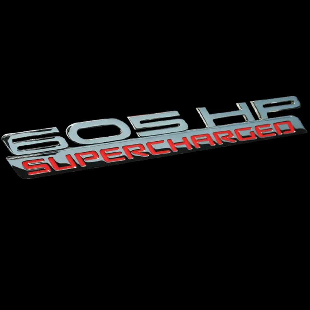 Camaro Custom Hp And Supercharged Billet Chrome Badges 1
