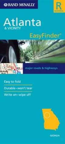 Rand Mcnally Easyfinder Atlanta & Vicinity: Major Roads & Highways Rand Mcnally And Company 1