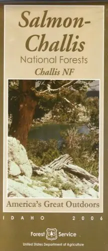 Challis National Forest Map - Waterproof 1