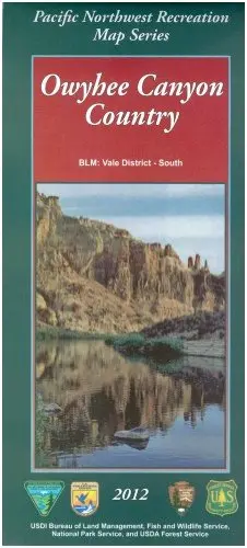 Map: Owyhee Canyon Country - Vale District South [Paperback] 1