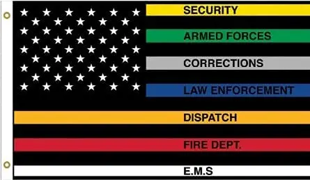 5' × 3' Rough Tex 150D Nylon Usa Service Flag 1
