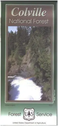 Colville National Forest Map - Paper [Paperback] Forest Service 1