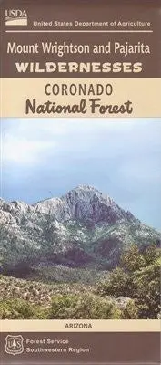 Mt. Wrightson And Pajarita Wildernesses Vistor's Map 1