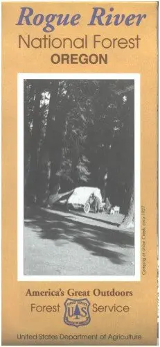 Map: Rogue River National Forest [Paperback] Forest Service 1