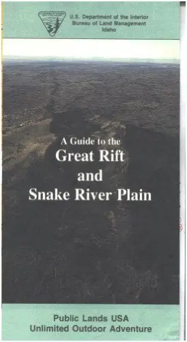 Map: Great Rift And Snake River Plain [Paperback] Blm 1